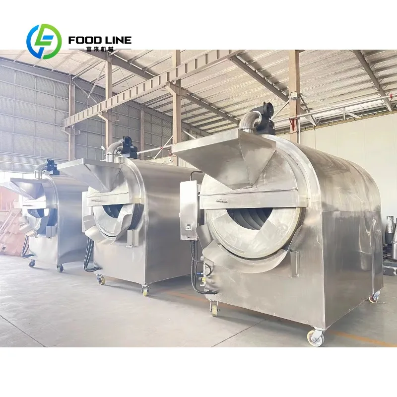 Custom Small Square Baking Machine Rotary Drum Roaster for Coffee Roasting Workshop Wholesale Customers Welcome