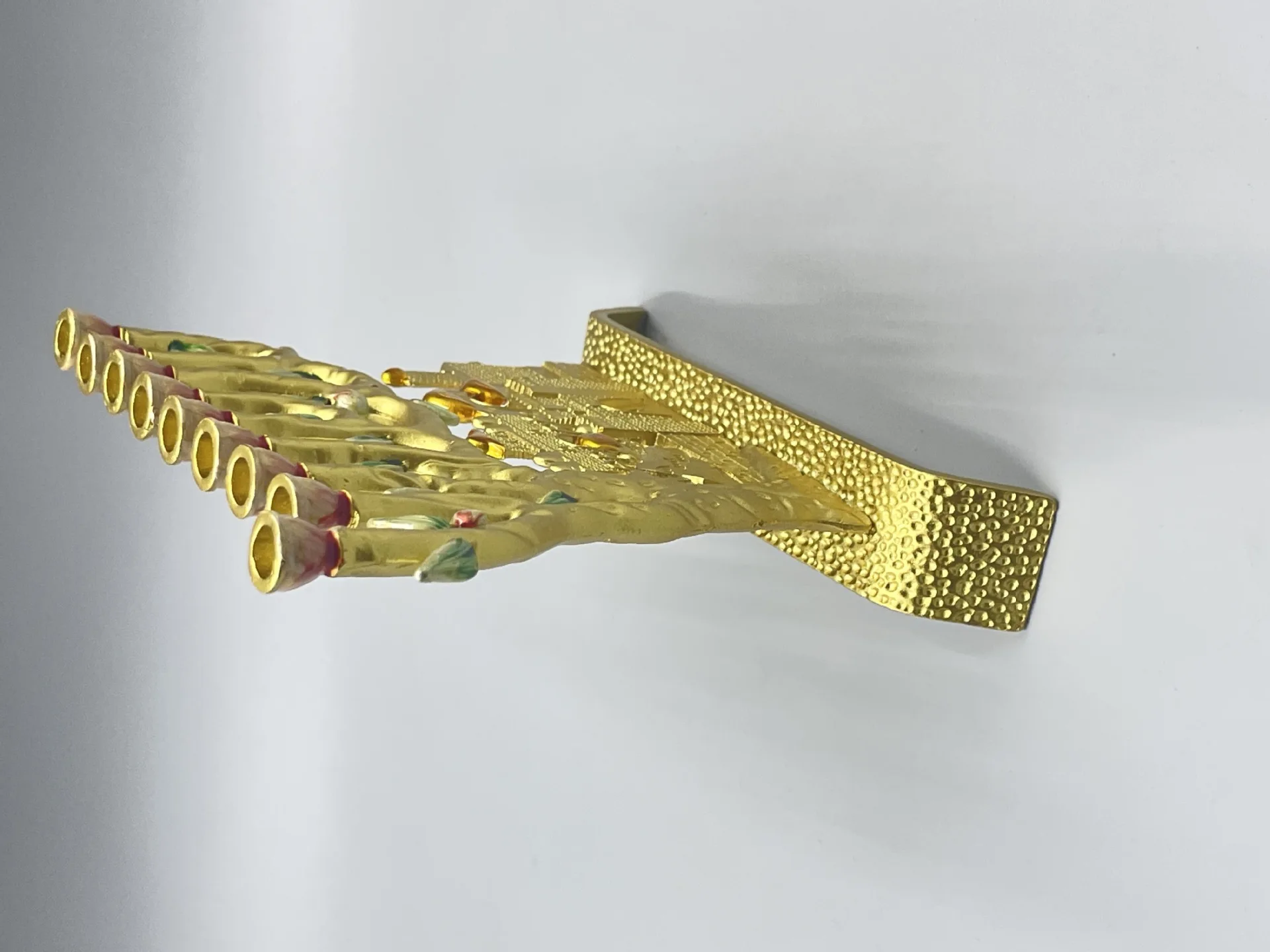 Light Luxury Temple Jerusalem Candlestick Jewish Nine-headed Menorah Creative Home Furnishings Prayer Holiday Gifts view 6
