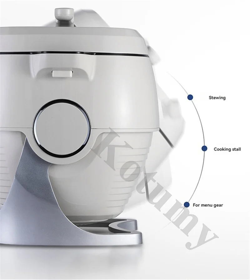 Multifunctional Cooking Machine Home Commercial Drum Type Cooking Pot Fully Automatic Intelligent Cooking Robot 110V 220V 6L