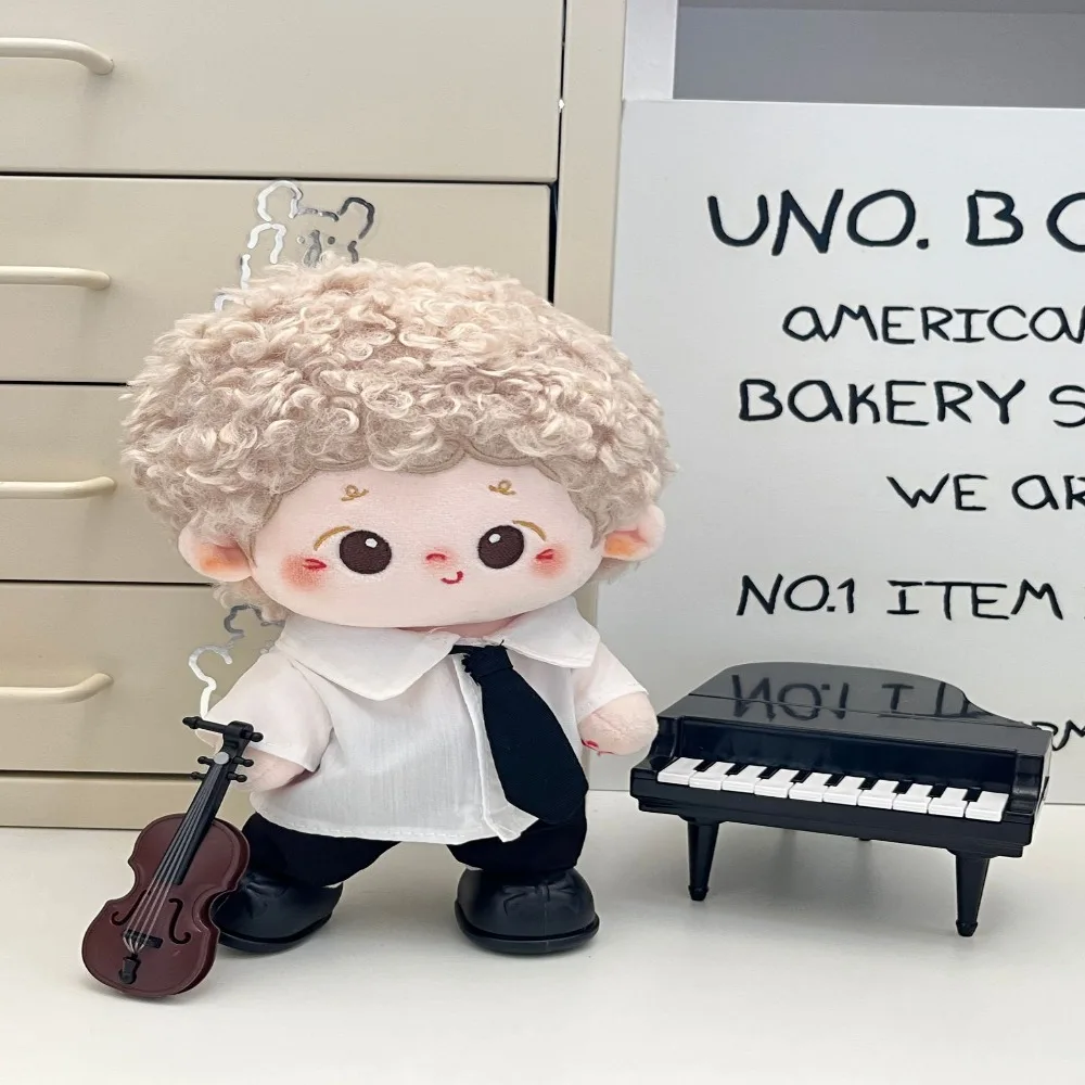 만화 20cm 면 인형 인형 옷 여러 스타일 BJD 귀여운 복장 선물 코스프레 소품 인형 전체 세트 플러시 장난감