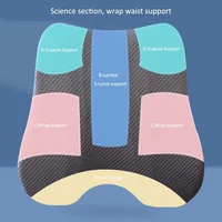 Memory Foam Seat and Back Support Pillow Set: Ergonomic Comfort for Office Chair and Car Use 3