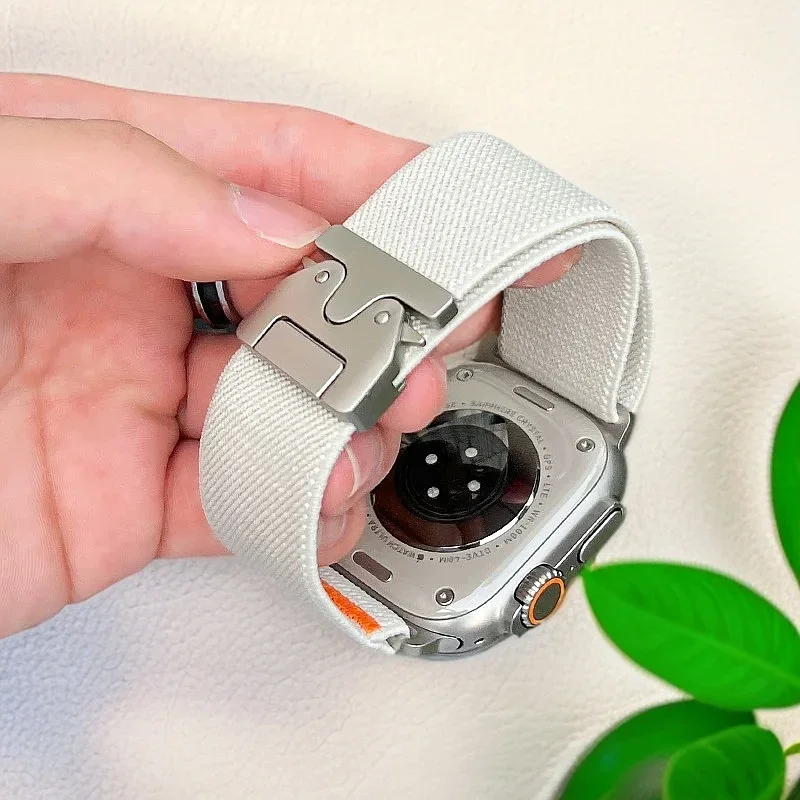 Parachute Straps For Apple Watch ultra 3 4 Band 49mm 45mm 46mm 44mm 42mm 40mm correa Bracelet IWatch Series 12 11 10 9 8 7 6 SE