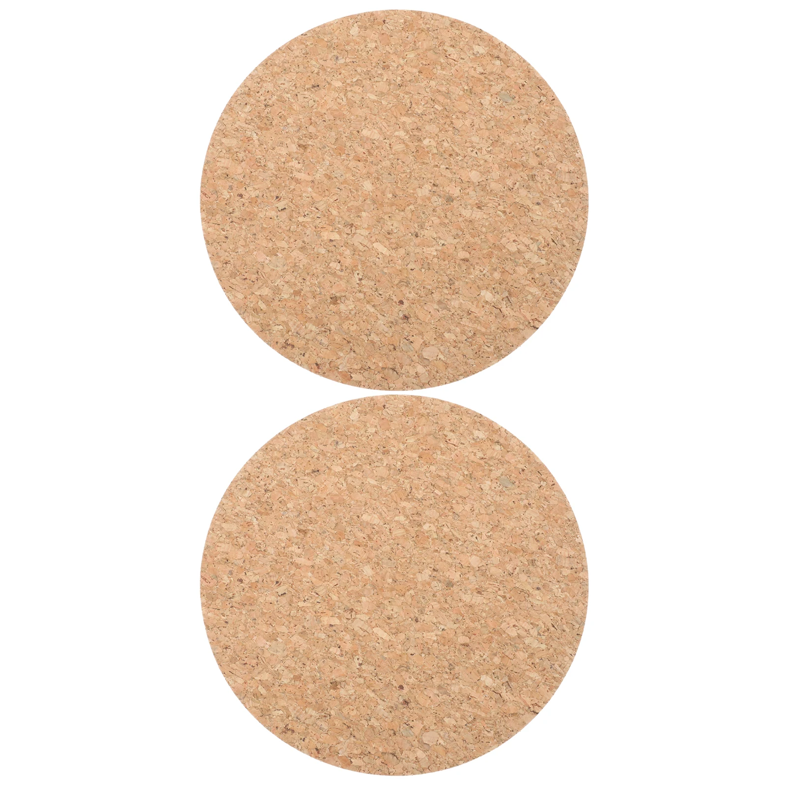 

2pcs Cork Pad Round Soft Mat for Double-Sided Mouse Pad Gaming Laptop Office Comfortable Material Anti Fouling