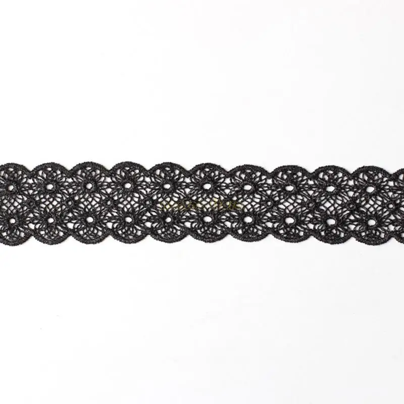 31bf goth pizzo girocollo gotico gamba nera nera loop sexy gamba gamba giarrettiera anelli larghi collare girocollo