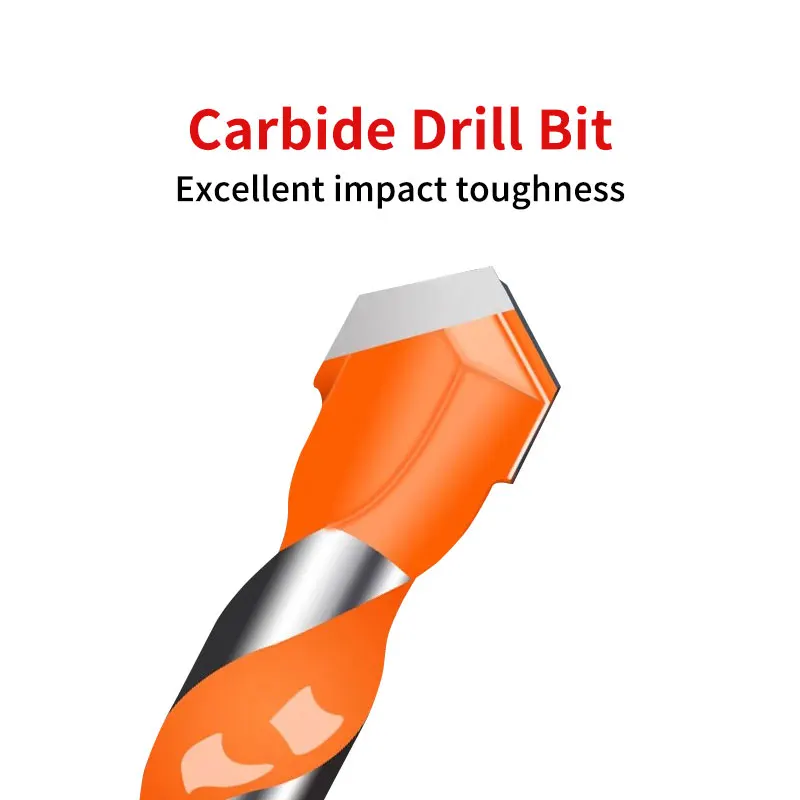 CHOWMASTER Multi-function Triangle Drill Bit Set for Ceramic Tile Concrete Wall Metal Wood Drilling Hole Cutter Glass Drill Bits