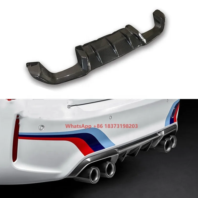 

2015Y+ F87 M2 2 Series F22 Carbon Fiber MP Style Rear Diffuser F87 Rear Lip Bumpers Lip Car Accessories Auto Parts