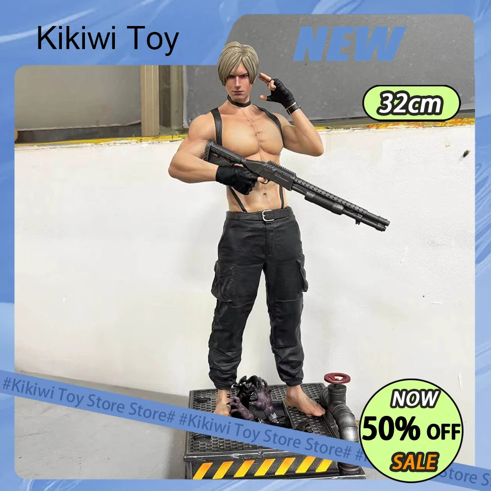 Nuovo 32 centimetri Leon Scott Kennedy Anime Figura Resident Evil Gioco Gk Statua Figurine Modello Collezione di Bambole Camera Decora Scrivania Giocattoli Regalo