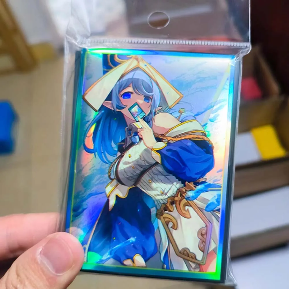 50PCS 63X90mm Japanese Size Trading Card Sleeves Printing Anime Card Sleeves Perfect Fit YGO Card Gift Toys