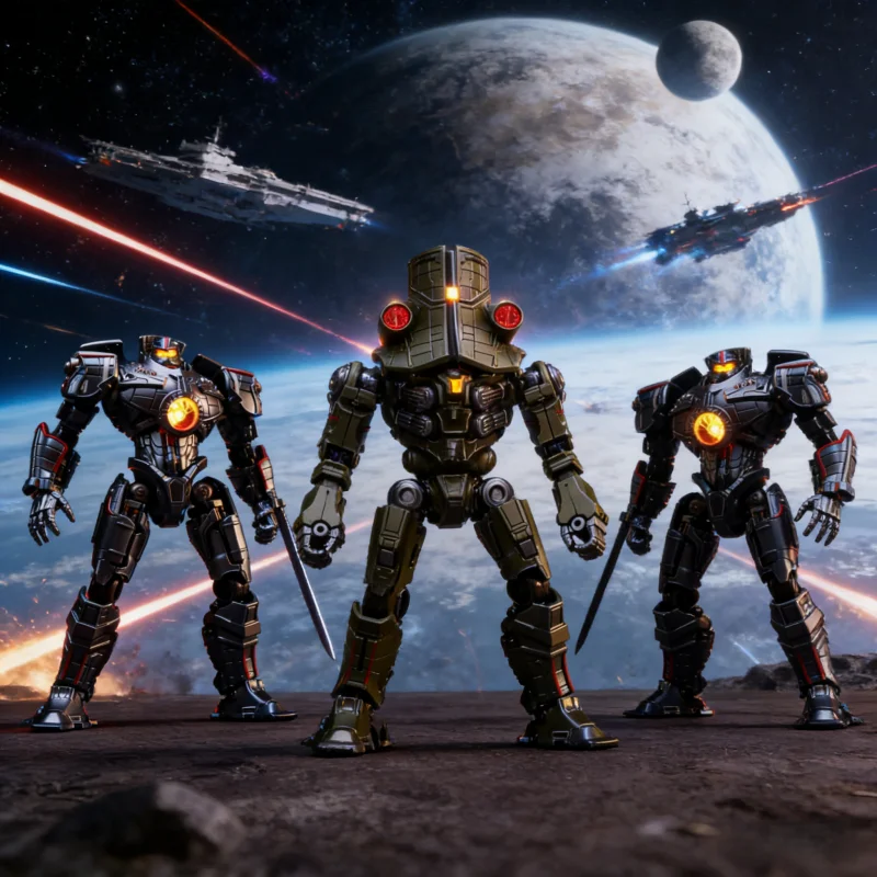 

Legendary Pacific Rim Gipsy Danger Collectible Building Block Assembly Model Action Figure Toy For Movie Fans And Collectors