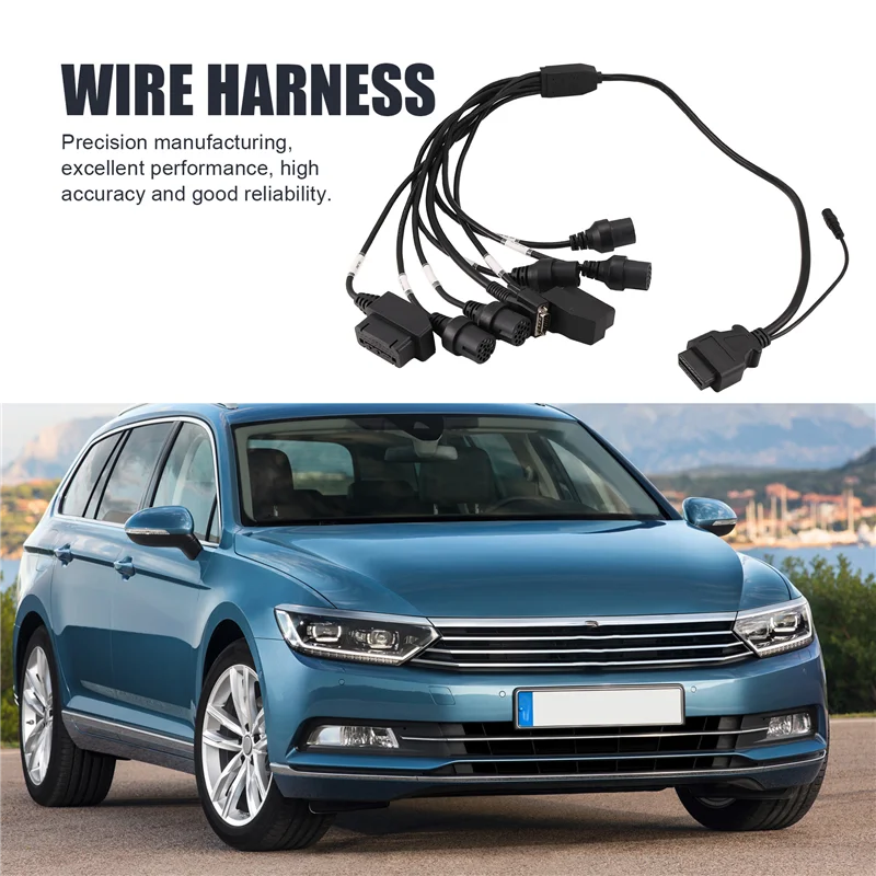 

Комплект TCM для VW 7-в-1 поддерживает клон ECU для чтения/записи MAP, используемый кабель-адаптер OBD-AB36