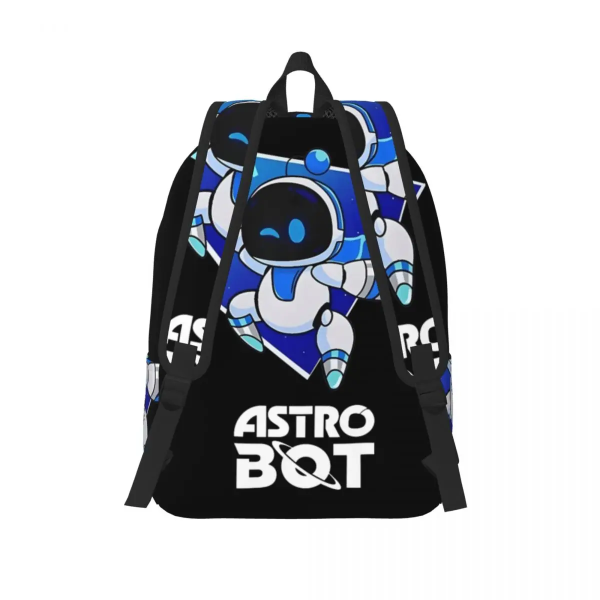 Lindo Astrobot Emotions Mochila de moda Durable Estudiante Senderismo Viajes Astros Sala de juegos Mochila para hombres Mujeres Bolso de hombro universitario