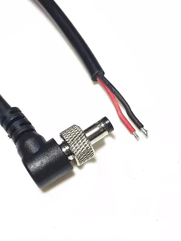 Kabel zasilający DC 5,5 * 2,5 mm Złącza męskie żeńskie z śrubą zabezpieczającą Wtyczka zasilania DC 18AWG Czysta miedź 0,3 m 0,5 m 1 m Do monitorowania CCTV
