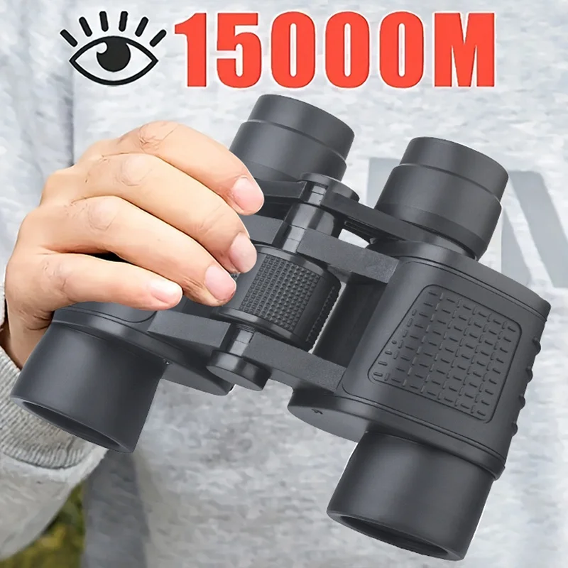 

15000M 80x80 Zoom HD Portable Professional Powerful Binoculars Long Range Telescope Low Light Night Vision Hunting Tourism