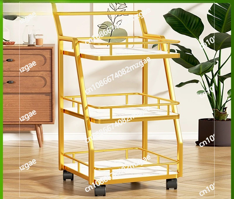Trolley Restaurant Cake Trolley Tea Candy Snacks Beverage Service Trolley Bank Bar Hotel