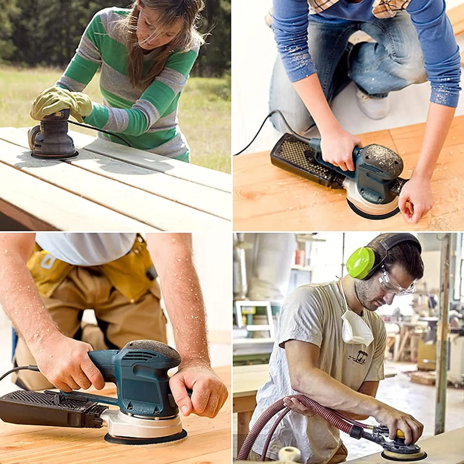 

2Pcs Replacement Sander Base Pads Round Hook And Loop Backing Pad Orbital Sander Replacement Pad 125Mm 8 Hole-AA26