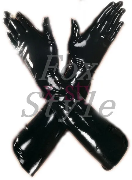 latex Elbow long glove rubber moulded latex glove M size only