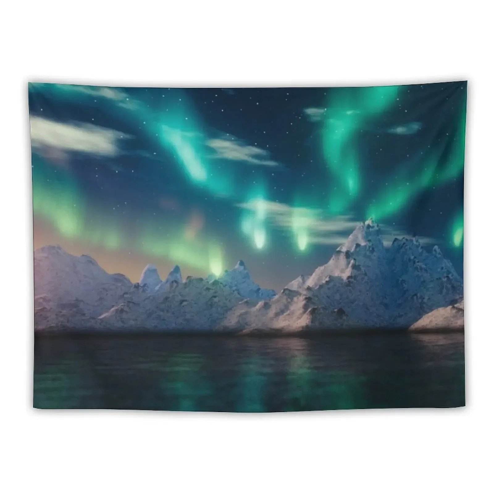 

Glacier Northern Lights Tapestry Room Decor Korean Style Wall Carpet Decoration Home Tapestry