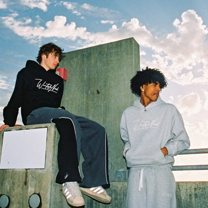 أزياء إلكتروني التطريز التصحيح السراويل الرياضية مرونة الرياضة الأمريكية للجنسين زوجين السراويل عارضة #4