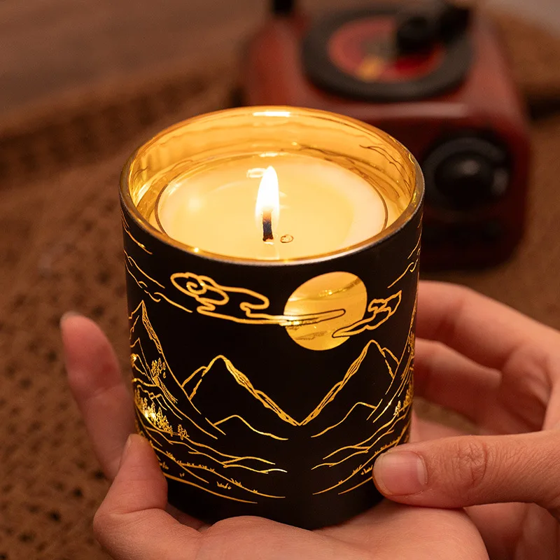 

Candle Jar Glass Birthday Candle Aromatherapy Candles Smoke-free Bedroom Birthday Gift