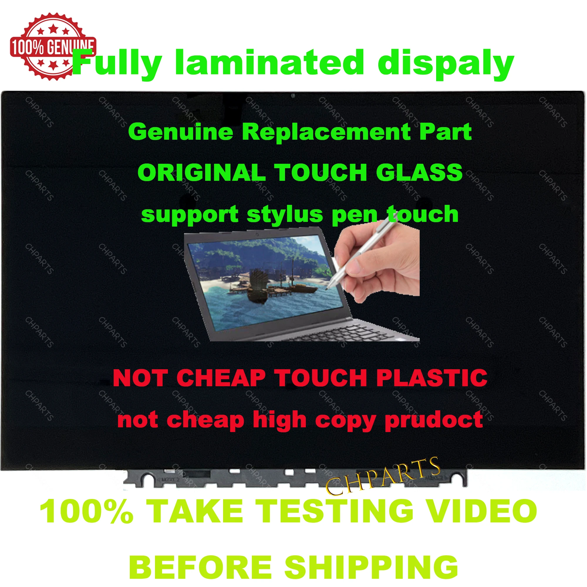 

For Dell Inspiron 5400 5406 7405 2-in-1 P126G P126G001 P126G002 LCD Touch Screen Replacement Assembly Laptop Display ZBK623