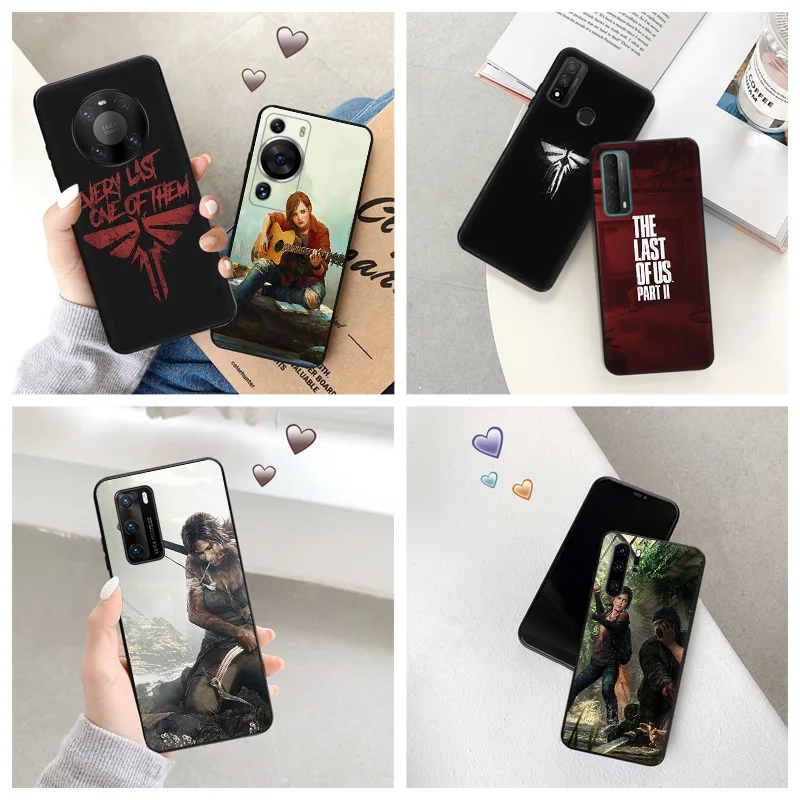 Silicone Black Phone Case for Motorola G200 5G G30 G31 One Fusion The Last of Us Ellie Huawei P40 P30 P20 P Smart iphone6 Cover