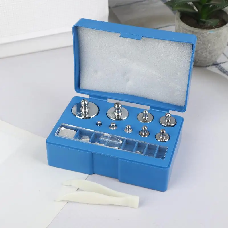 17Pcs 10mg-100g Precision Digital Scale Calibration Weight Set Weighting Tools 100g 50g 20g 10g 5g 2g 1g 1000mg Tablet Code