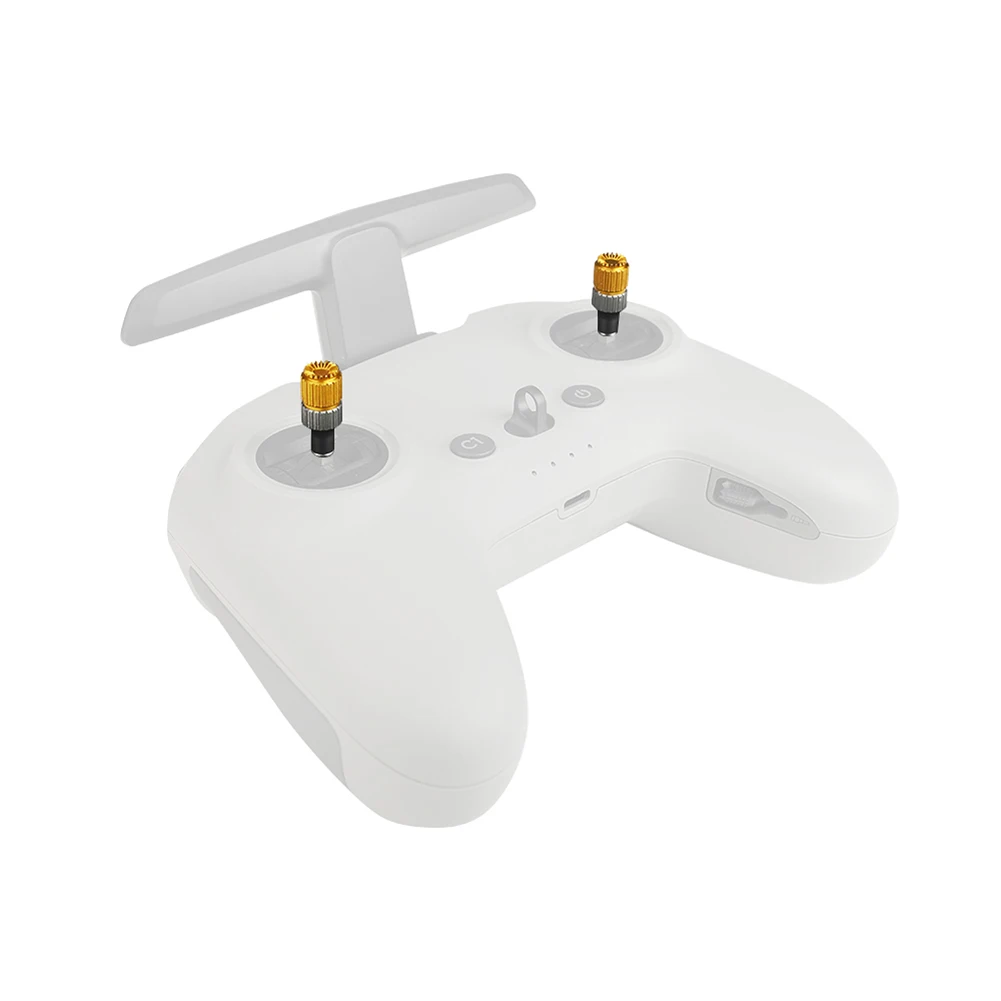 ก้านโยกแบบถอดได้สำหรับรีโมทคอนโทรล DJI FPV อะลูมินัมอัลลอยควบคุมด้วยนิ้วหัวแม่มือแบบยืดหดได้