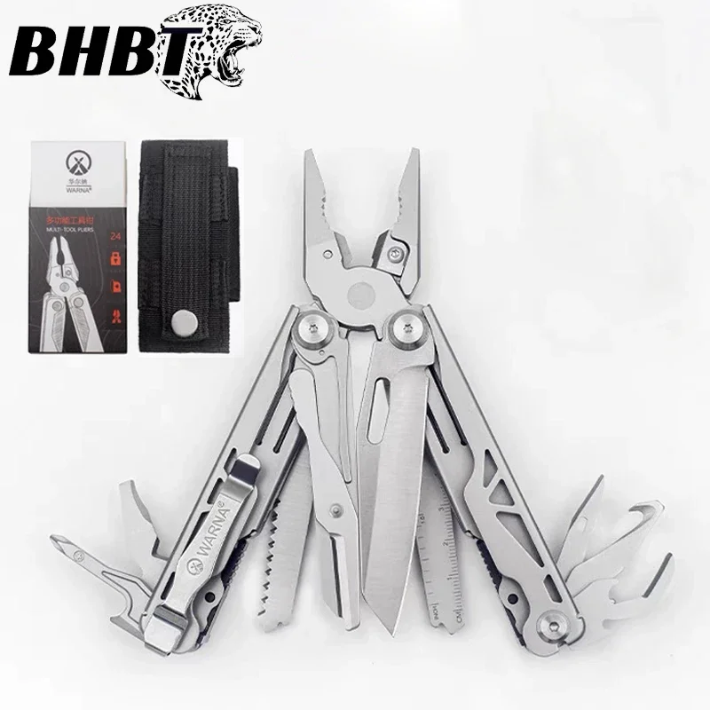

BHBT 20 In 1 Multitool Pliers Multi Tool Scissors Saw Screwdriver Folding EDC Outdoor Camping Survival Tools