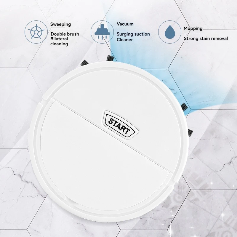 New intelligent sweeping robot home mini fully automatic charging vacuum cleaner three-in-one multi-color option