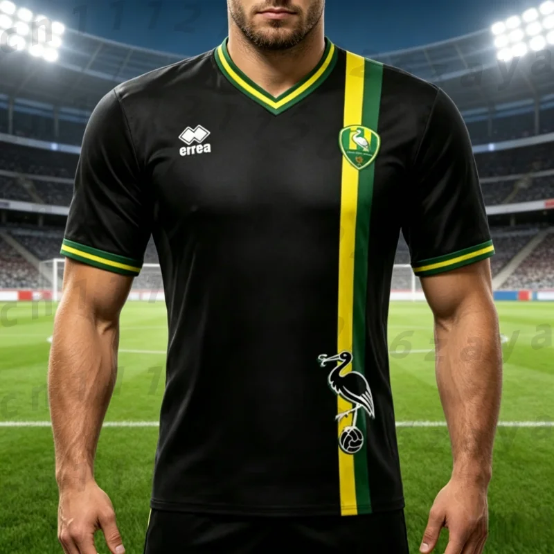 Maillot de football Ado Den Haag 2026 le plus vendu – Haut d'entraînement respirant et à séchage rapide pour l'été – Tenue de sport confortable pour parents et enfants