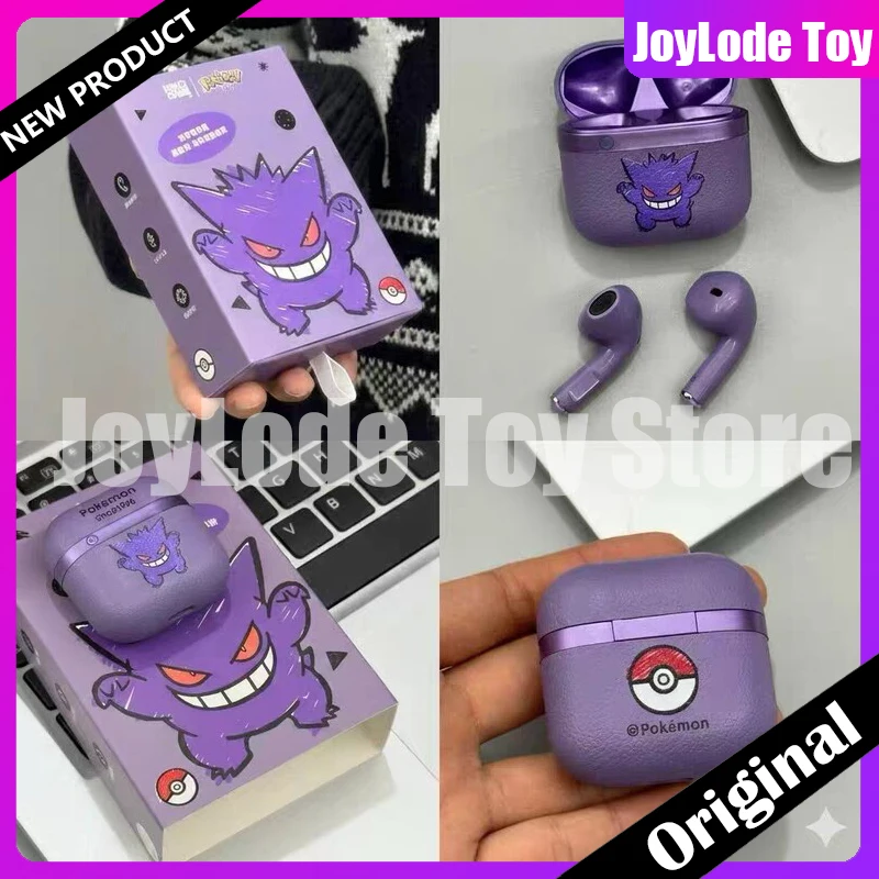 

Беспроводные Bluetooth-наушники Gengar Anime Co Branded, полувнутриканальные, Type-C, высококачественные, с длительным временем работы, мерчандайзинг в виде серег PKM, игрушка, В НАЛИЧИИ