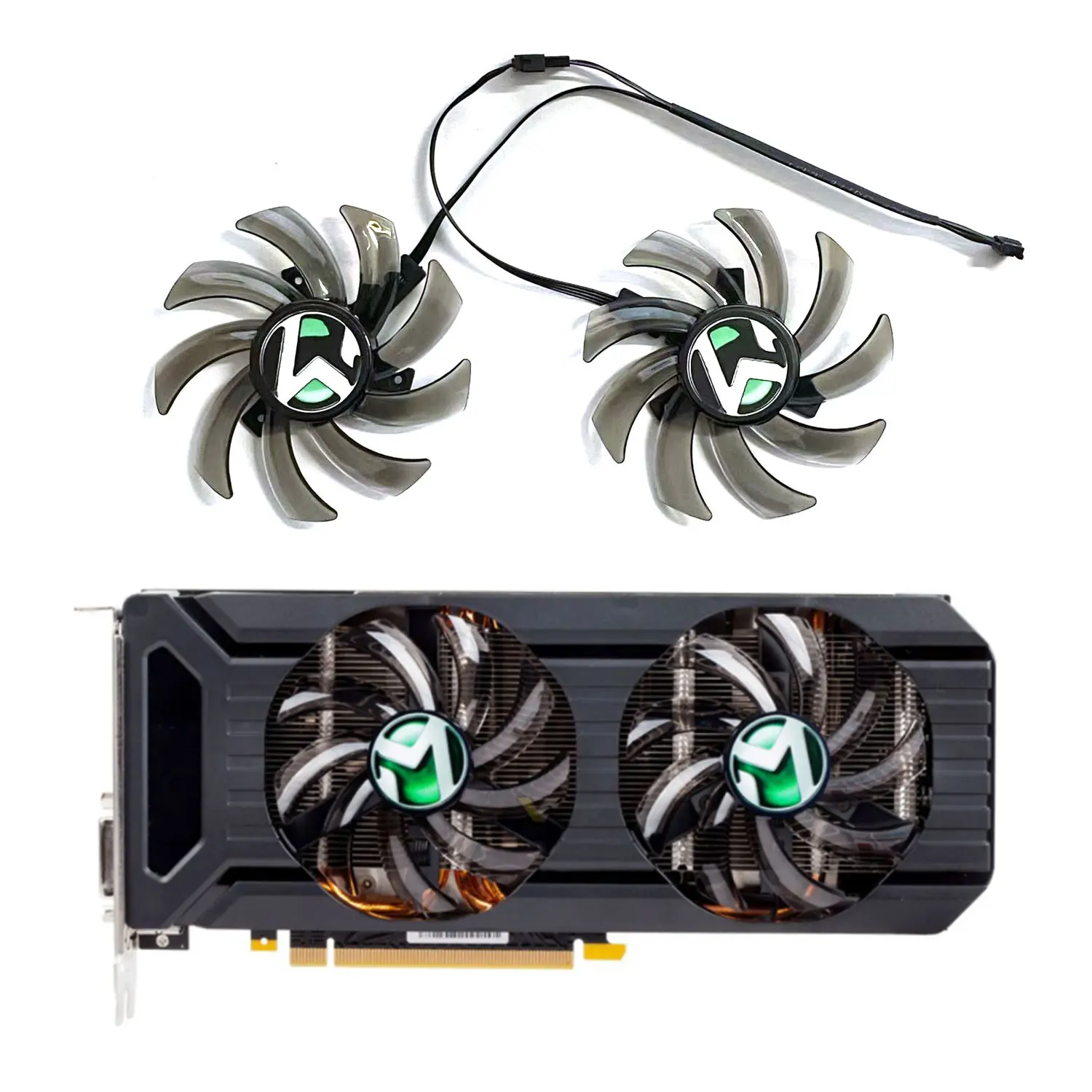 Brand new 85MM 4PIN GA91S2U GTX1070 1070TI GPU fan suitable for Maxxuan GeForce GTX1060 1070 1070ti Giant OC graphics card