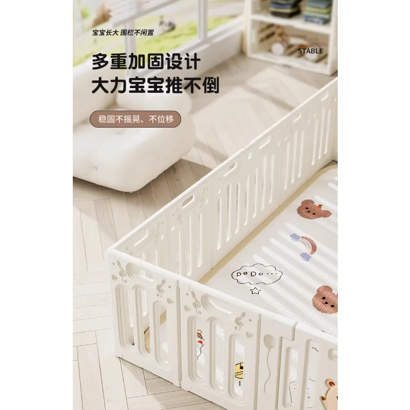 سياج أطفال سياج واقي سياج ألعاب منزلي داخلي للأطفال وسادة زحف آمنة للأرض