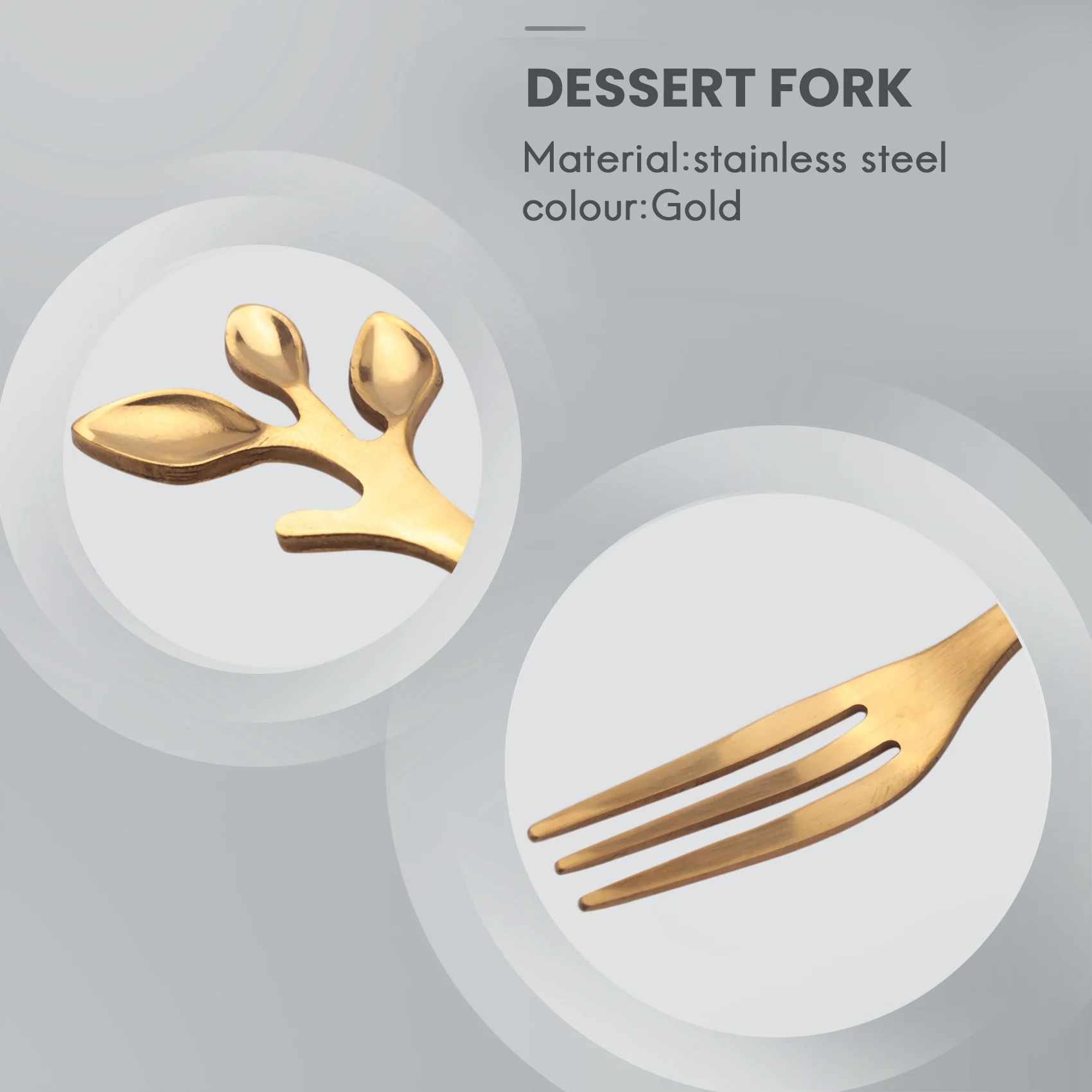 20Pcs Stainless Steel Flatware Fruit Fork Dinnerware Appetizer Snack Dessert Fork Kitchen Tableware Leaf Shape Top-Rated