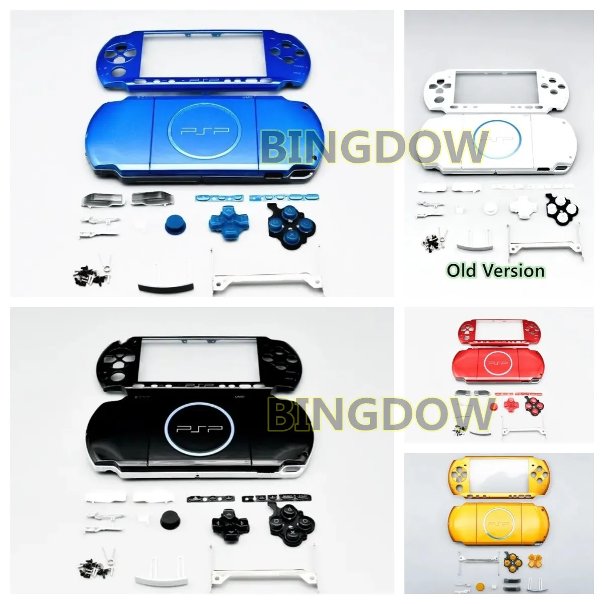 10PCS/LOT Replacement For PSP3000 3001 3002 3004 Old Version Complete Housing Shell Cover Case For PSP 3000 Console Accessories