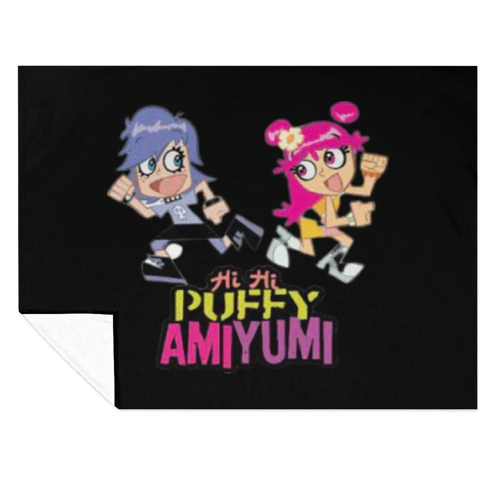 

Hi Hi Puffy AmiYumi - hi!hi! puffy amiyumi - AmiYumi Show! Drawstring Throw Blanket Stuffeds Warm For Decorative Sofa Blankets