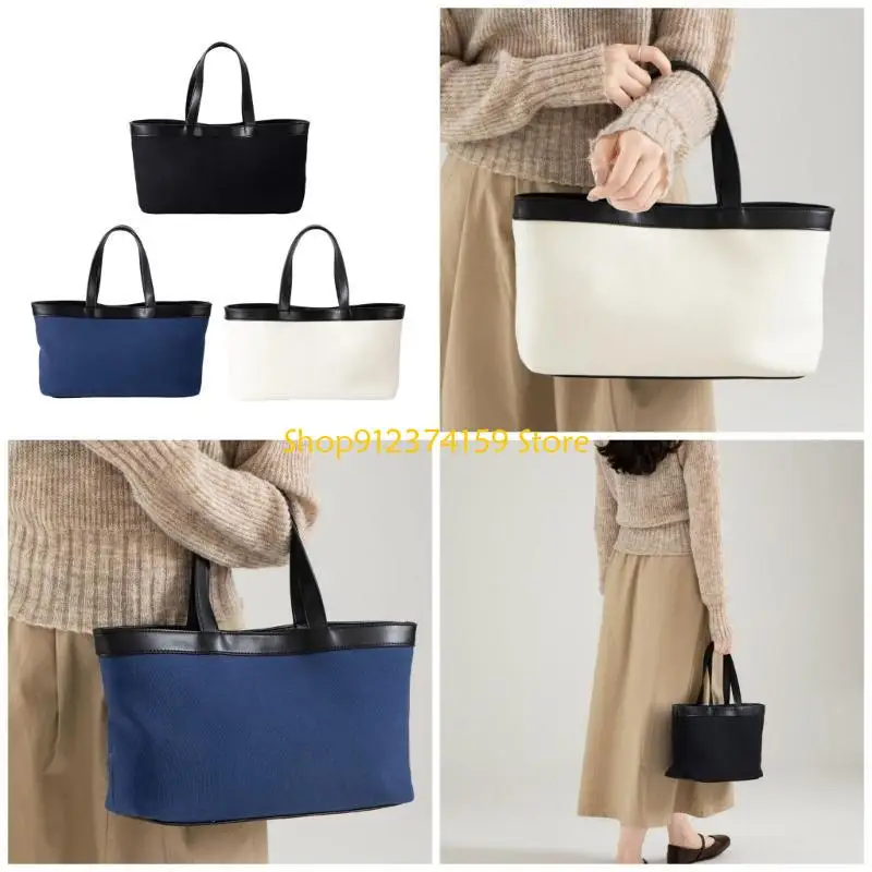 

G5AE Женская сумка Большая вместительная дорожная сумка Сумка с верхней ручкой Корейский стиль Сумка контрастного цвета сумка