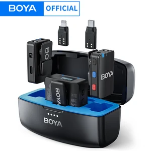 Boyamic Boyamic Wireless Lapela Microphone Professional Wireless Microphone Tudo-EM, Smart Noise Cancellation 300 Range for Iphone Android DSLR Camer PC YouTube Streaming Interview Vlogs 8 Main Sales Wireless Boya Microphone - №6