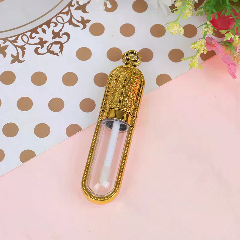 Pretty lip gloss tube lip balm bottle container refillable empty lip gloss tube