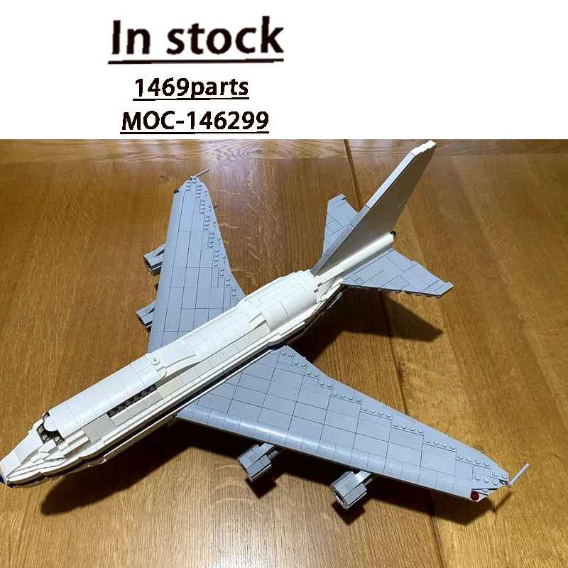 MOC-146299 High-Altitude Flight Mode Airplane Building Block Model 1469 Parts Boys' Children's Birthday Christmas Toy Gift