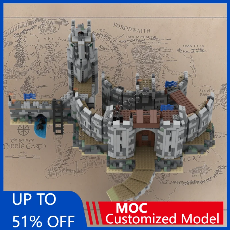 

2085 PCS MOC Famous Movies Series Iconic Castle Model Building Blocks Originality Assembly Bricks For Kids Christmas Toys Gifts