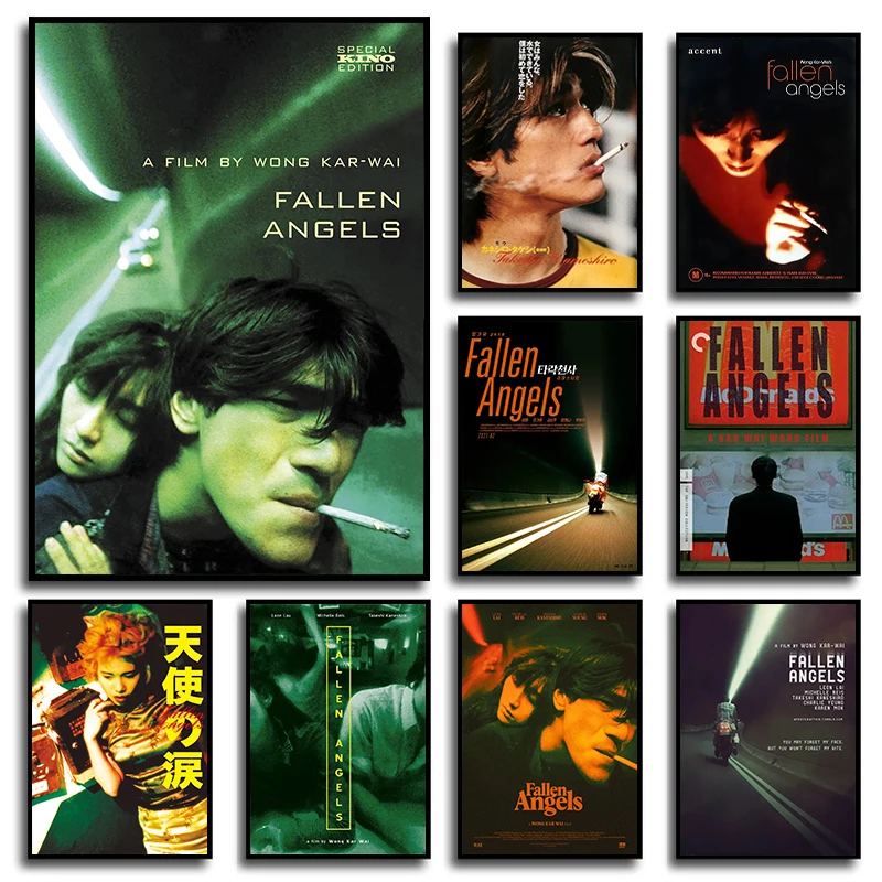 Classic Movie Fallen Angels(1995) Wong Kar-wai Series Vintage Film Poster Canvas Painting Wall Art Picture Bar Club Home Decor