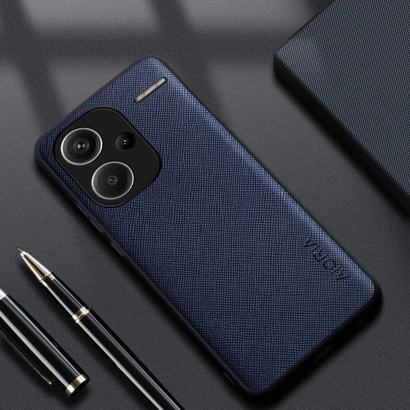 Case for Xiaomi Redmi Note 12 13 11 10 10T 9 8 Pro Plus 4G 5G Cross pattern Leather cover Luxury coque for note 12 13 case