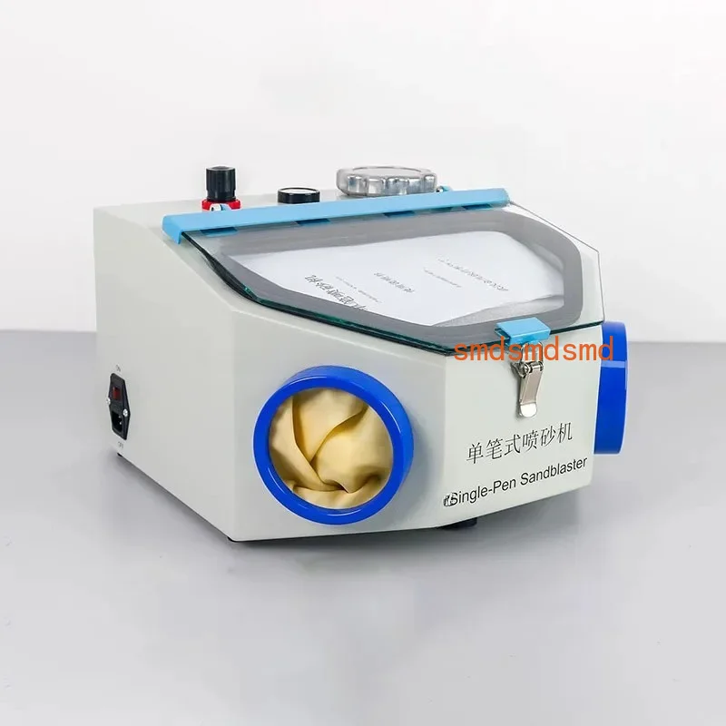 09816 Dental Sandblasting Box, Double - Pen, for Porcelain Inner Crown & Orthodontic Bracket Procedures