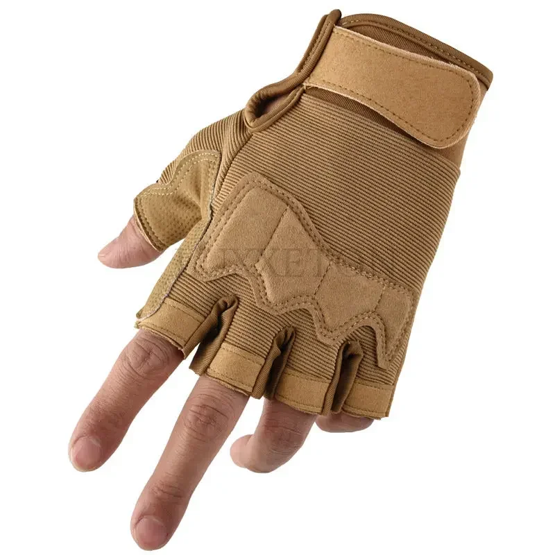 Camouflage Shooting Fingerless Gloves Bike Motocycle Cycling Gloves Plus Size M-XL Men Gloves Hot