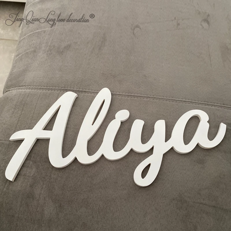 Custom Made Wooden Name Nameplate, Customized Sign with Name, Maternity Gift