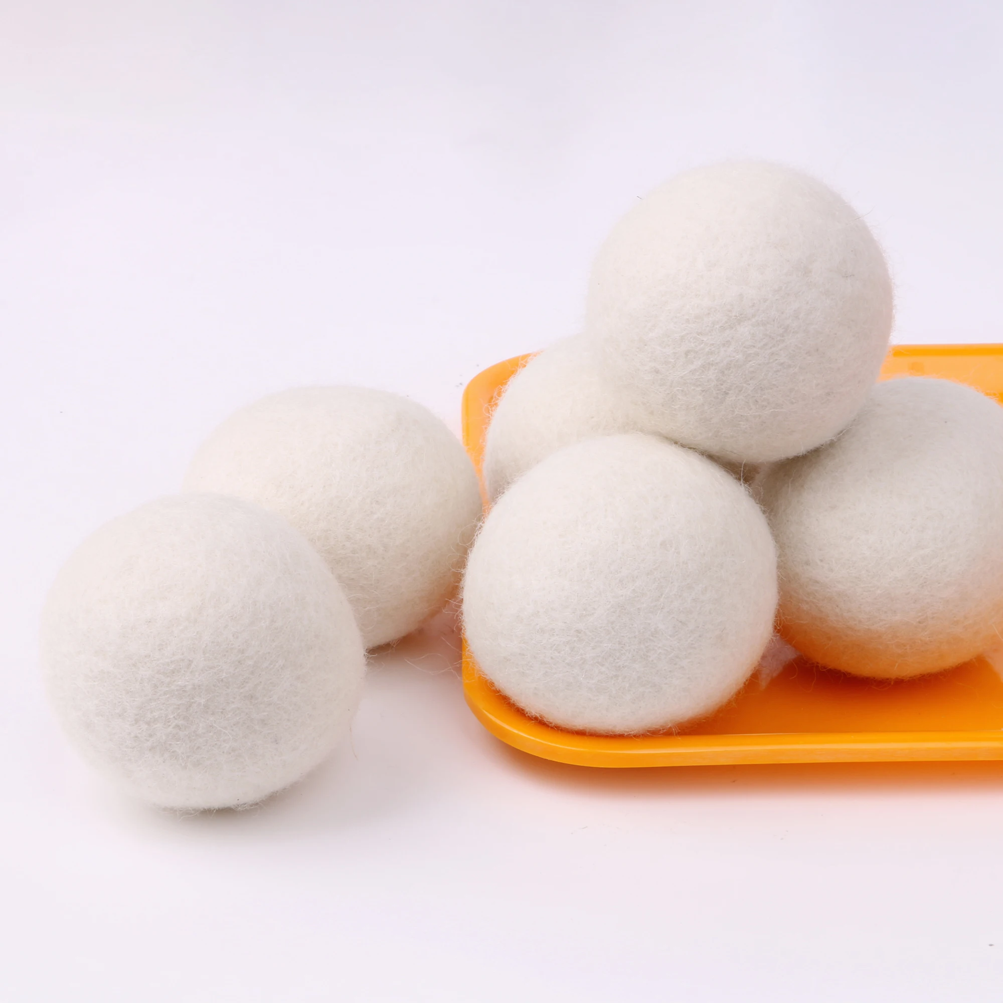 6Pcs Wool Dryer Balls Drying Fabric Softner Wrinkles Decrease 2.36