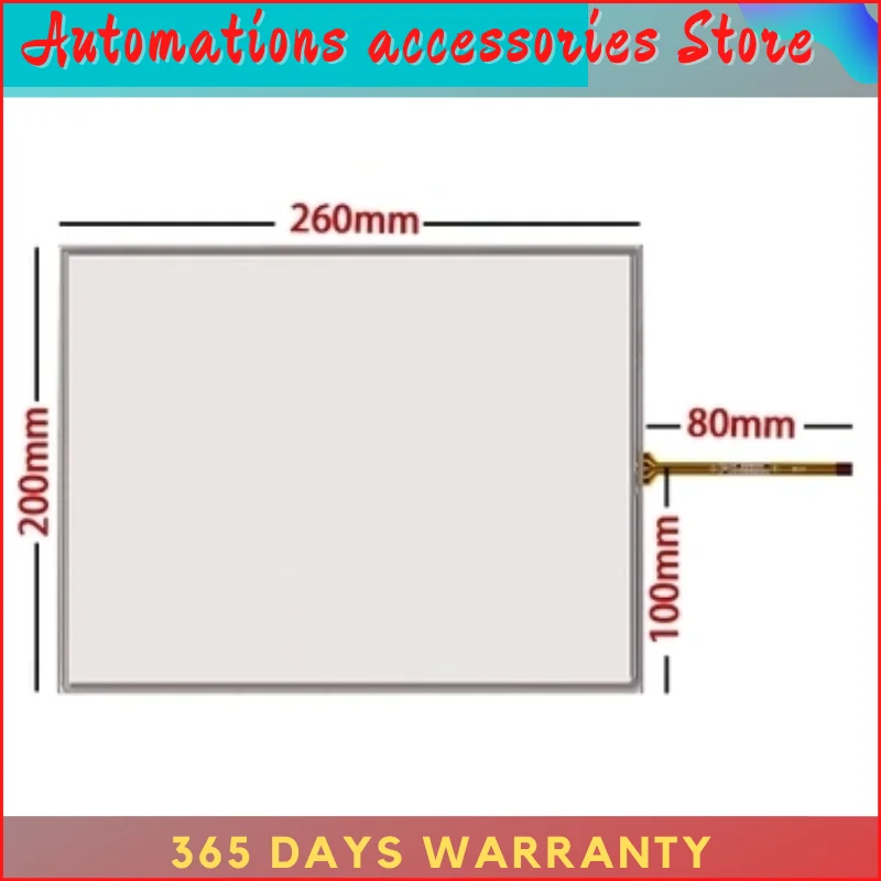 

Touchscreen for 12 inch 4 line 4:3 small interface 260*200 Industrial Digitizer Resistive Touch Screen Panel Resistance Sensor