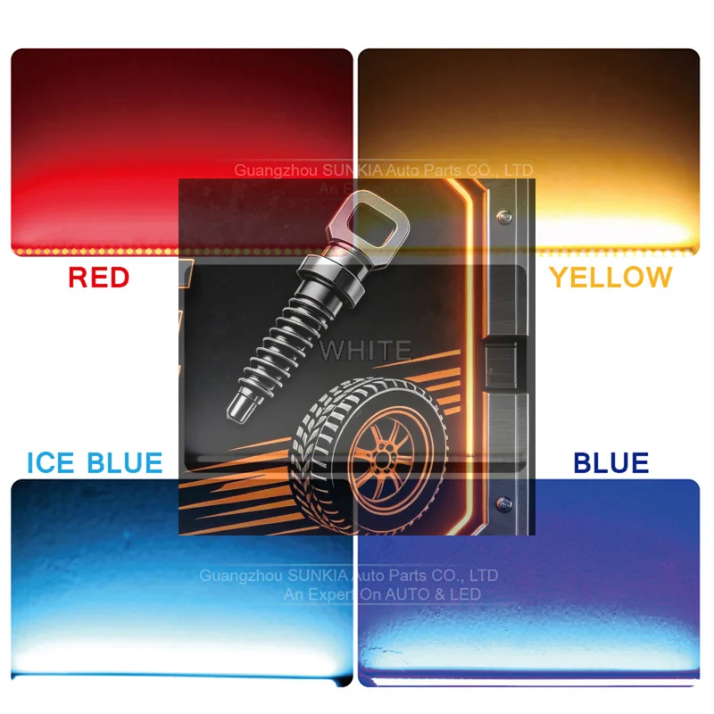 1pc High Quality Universal 17cm Car LED Light Bar Rod Daytime Running Light Car Waterproof LED