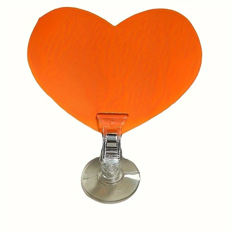 Porte-notes à ventouse réutilisable, 3/6 pièces, verre de bureau, peut être utilisé, support à ventouse, ventouse en plastique Transparent